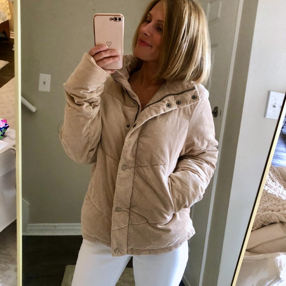 ❌SOLD❌Splendid Milla Cord Puffer Jacket Retail $228 - Picture 1 of 12